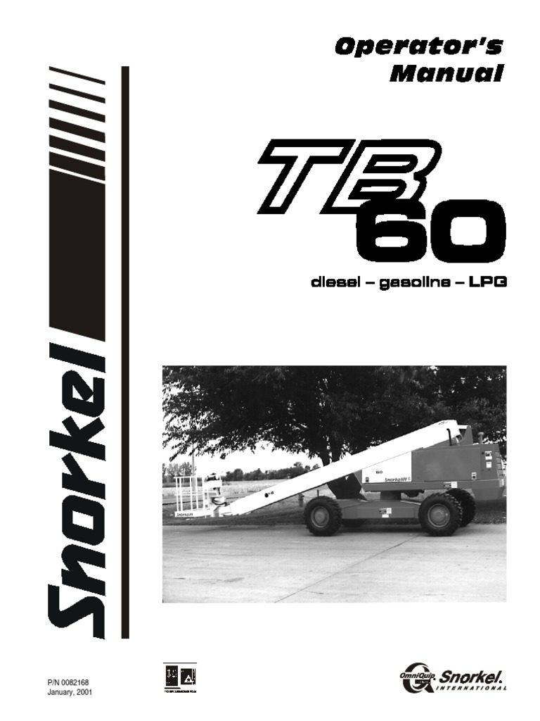 Snorkel TB60 2001 User Manual | PDF | Switch | Electricity
