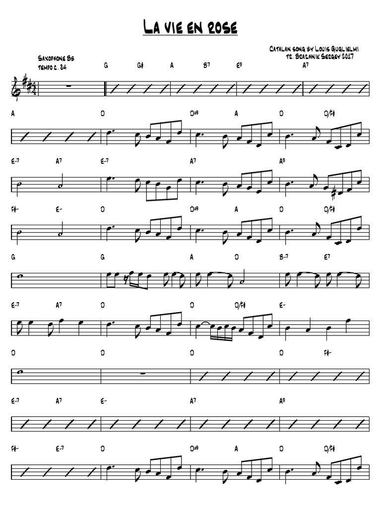 La Vie en Rose BB PDF PDF