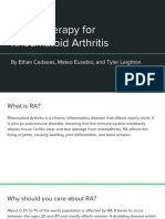 rheumatoid arthritis gene therapy