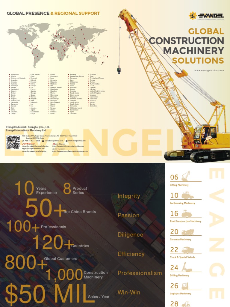 Evangel Machinery Solutions Overview | PDF | Loader (Equipment) | Crane ...