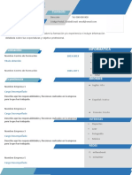 Plantilla Curriculum Vitae 6