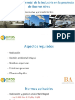 Regulacion ambiental de la Industria en la provincia de Buenos Aires - Mar del Plata 2013