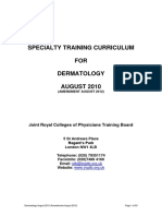 2010 Dermatology Curriculum Amendments 2012 AUC PDF 56436726