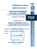 Medición de Temperatura y Calibración de Termómetros