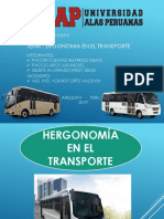 Ergonomía en el transporte público: recomendaciones para usuarios y empresas
