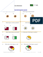 Year 3 Fractions Worksheet