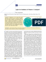 Air Oxidation of Vitamin C Catalyzed by Indicators