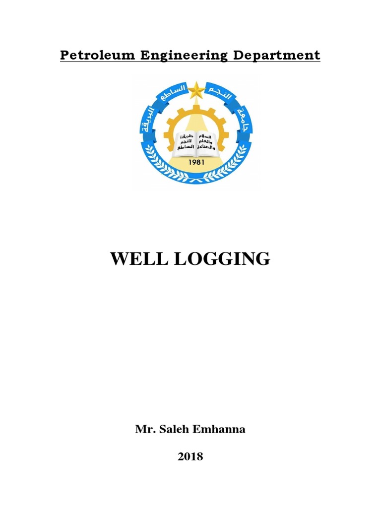 Introduction To Wireline Logging Pdf Physical Sciences Science
