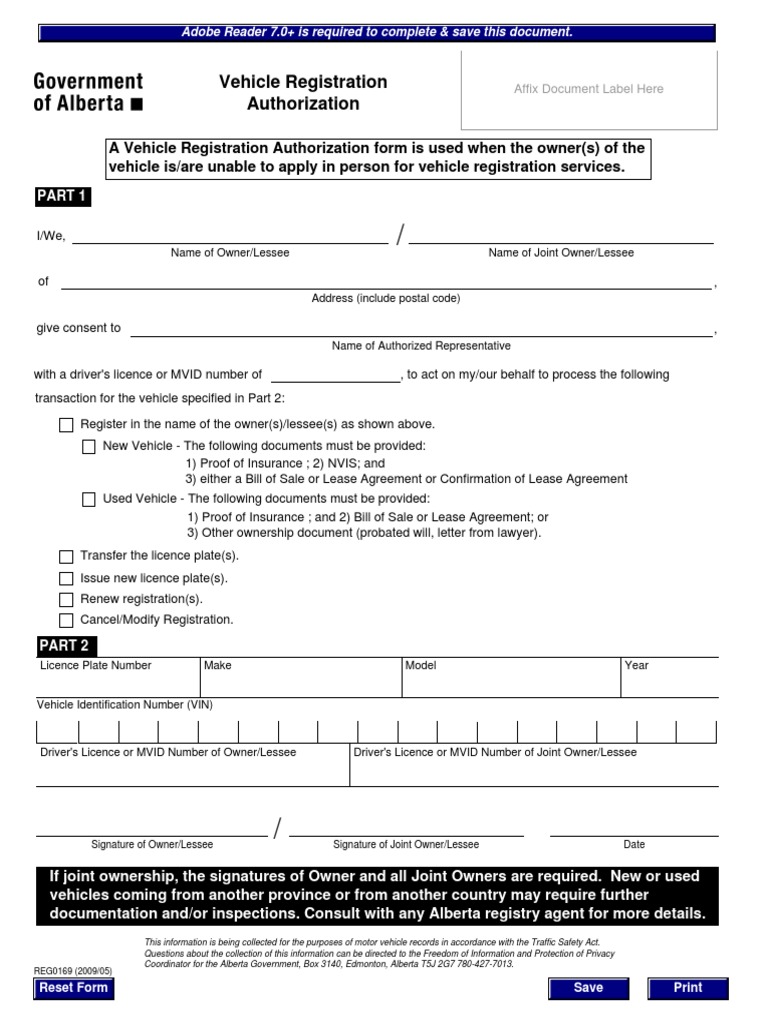 LetterOfAuth REG0169 PDF Lease Driver's License