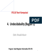 IF5110 - Undecidabality (Bagian 1)