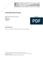 Exmatrikulationsbescheinigung PDF
