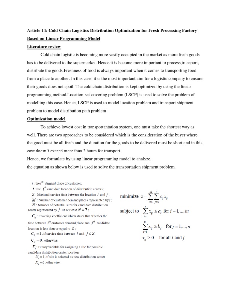 Case 2 (New Lua) | PDF | Mathematical Optimization | Linear Programming