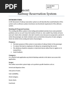 SRS Document Railway