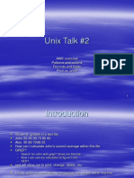 Unix Talk #2: AWK Overview Patterns and Actions Records and Fields Print vs. Printf