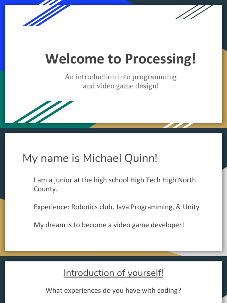 Introduction to Processing Programming | PDF | Rgb Color Model | Object ...