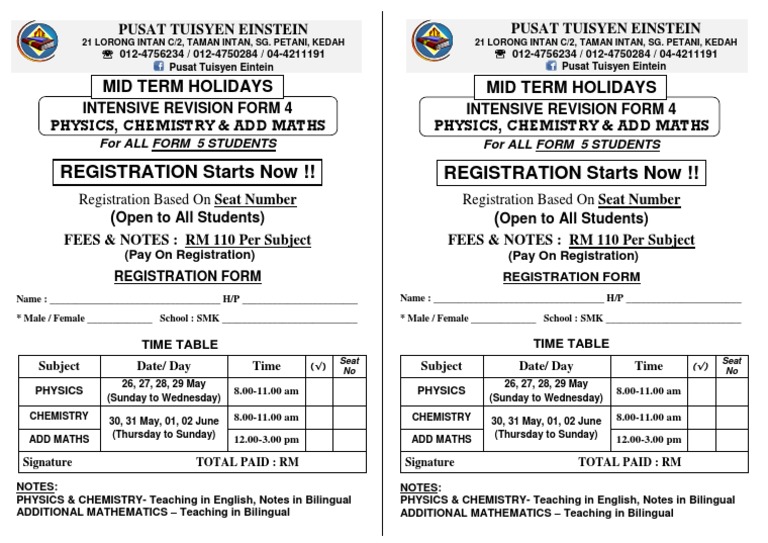 Intensive Revision SP 2019 NEWEST | PDF | Physical Sciences