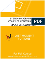 SPCC or Compiler Design LMT notes