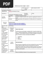 Classify T: Detailed Lesson Plan in English - Grade 7