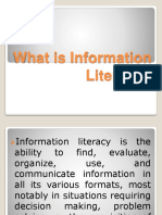 What Is Information Literacy?