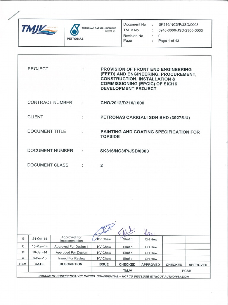 SHell 141185244 Blasting and Painting Procedure Personal Protective