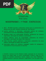 Plataforma Elite Mil Modernismo 1 Fase Exercicios