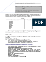 MDM - Studiul de Caz 1 - Previziune Cu Modelul de Nivelare Exponentiala - WINQSB Si QMforWindows PDF