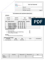 Resistance Test Report