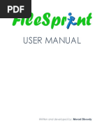FileSprint User Manual