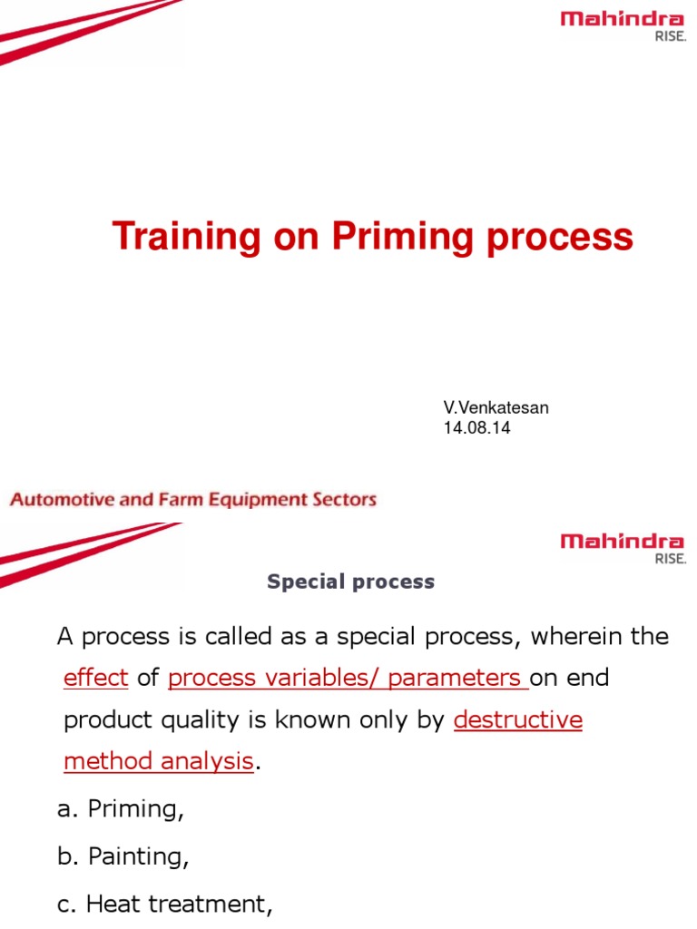 Priming Process Training PPT 14.08.14 | PDF | Paint | Corrosion