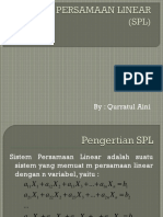 Sistem Persamaan Linear