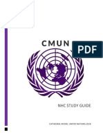 NHC Study Guide: Cathedral Model United Nations 2018