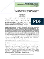 A Review of Self-Compassion and Psychological Well-Being Among Counselors in Malaysia