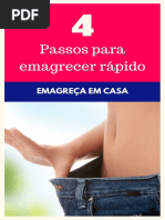 4 Passos Para Emagrecer Rápido Em Casa