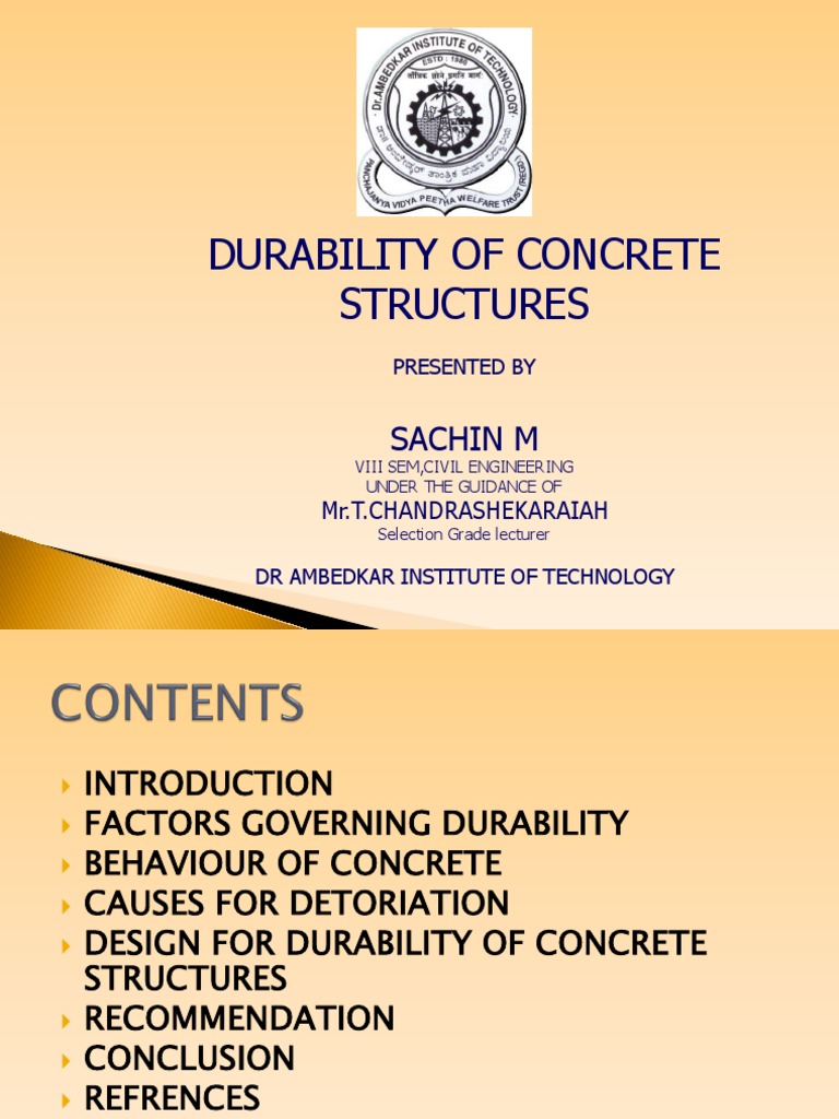 Enhancing Concrete Structure Durability | PDF | Corrosion | Concrete
