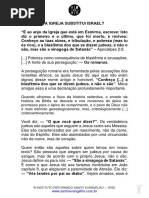 A Igreja Substitui Israel