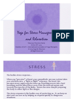 Yoga For Stress Management and Relaxation
