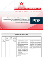 Insightsias Test Schedule 1-3