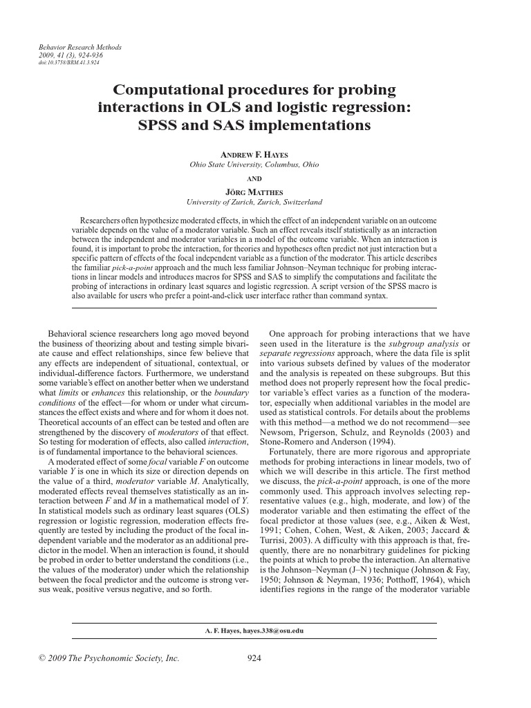 Logistic Reg in SPSS PDF | PDF | Dependent And Independent Variables ...