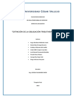 "Extinción de La Obligación Tributaria Aduanera": Derecho Aduanero