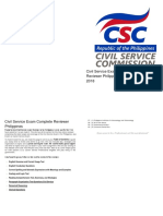 Civil Service Exam Complete Reviewer Philippines 2018