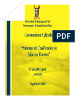 Ayudantia 3 - Clasificación de Macizo Rocoso