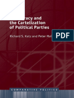 [Comparative Politics (Oxford University Press)] Katz, Richard S._ Mair, Peter - Democracy and the Cartelization of Political Parties (2018, Oxford University Press)
