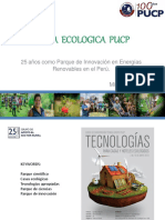 Casa Ecologica PUCP 25 Años Encuentro Divulgacion CONCYTEC 19 Mayo 2017