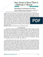 Design and Implementation of Autonomous Lawn Mower