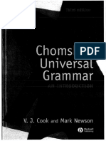 Chomsky's Universal Grammar: An Introduction Complete Book
