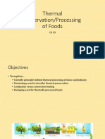 Thermal Processing of Foods