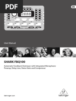 Shark Fbq100: User Manual