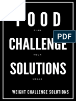Food Challenge Solution - Plan Your Meals. 