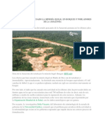 Impacto Que Ha Causado La Minería Ilegal en Bosques y Pobladores de La Amazonía