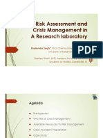 2 Singh Risk Assessment and Crisis Management in a Research Lab
